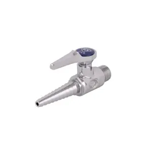 T&S BL-4000-01 Gas Hose Cock, Ball Valve, 3/8 Inch NPT Male Inlet, GAS-AIR-VAC | AV4BAD