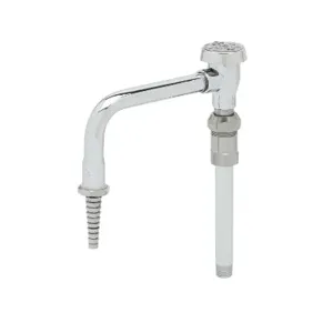 T&S BL-5560-02 Gooseneck With Serrated Tip, Swivel Body With 3/8 Inch NPT Male Inlet | AV4BEN