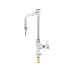 T&S BL-5707-01L-QT Lab Faucet, Single Temp, VR, Vacuum Breaker Nozzle, Serrated Tip | AV4BFX