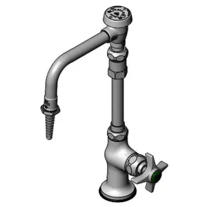 T&S BL-5709-09 Lab Faucet, Single Temperature Control, Swivel Vacuum Breaker Nozzle | AV4BGJ