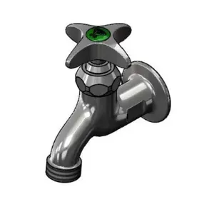 T&S BL-5800-03 Lab Faucet, With Garden Hose Outlet, 1/2 Inch NPT Female Inlet | AV4BHN