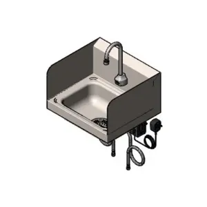 T&S CH-3101-S Hand Wash Sink, With Drain Assembly and Side Shields And Sensor Faucet | AV4RRF