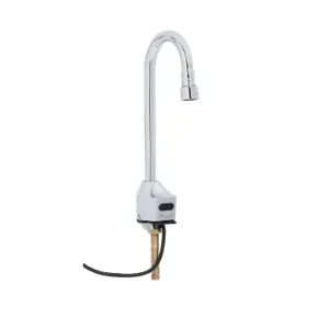 T&S EC-3100-VF05-HG Sensor Faucet, BDE, Single Hole Deck Mt, Gooseneck, VR 0.5 GPM, LFHG | CE6AGL