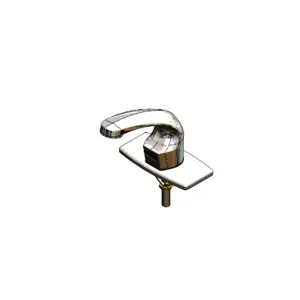 T&S EC-3102-TMV4V05 Electronic Faucet, Deck Mt., Cast Spout, 4 Inch Deck Plate, 0.5GPM VR Outlet | AV6KUP