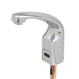 T&S EC-3132-ST-VF05 Electronic Faucet, Single Hole/Temp, Cast Spout, 0.5 GPM VR Outlet | AV6KWM