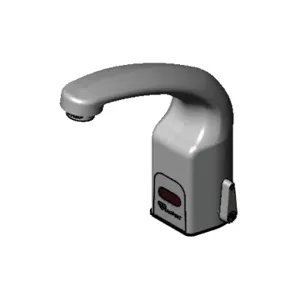 T&S EC-3132-VF05 Electronic Faucet, Single Hole Deck Mt., Cast Spout, With 0.5 GPM VR Spray Dev. | AV6KWN