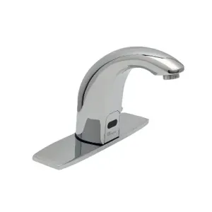 T&S EC-3142-8DP Electronic Faucet, 8 Inch Deck Plate, Contemporary Spout, 2.2 GPM Aerator | CE6AHU