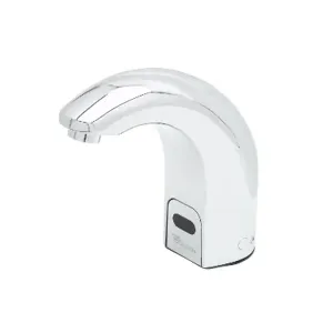 T&S EC-3142-ST-VF05 Electronic Faucet, Single Hole/Temp, Cast Spout, 0.5 GPM VR Outlet | CE6AHY