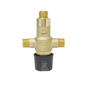 T&S EC-TMV Thermostatic Mixing Valve, With 1/2 Inch NPSM Male Threads | AV6KWY