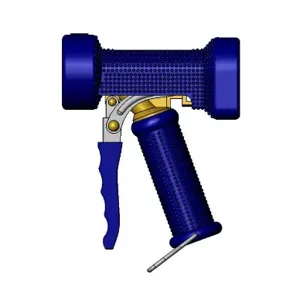 T&S EMV-0522-24 Front Trigger Water Gun, Brass Body, 1/2 Inch NPT Inlet, 9mm Orifice | CE6AJC