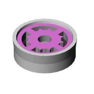 T&S FD12 Flow Control Disc, 1.2 GPM, Pink Insert | CE6AJF