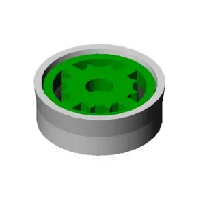 T&S FD15 Flow Control Disc, 1.5 GPM, Green Insert | CE6AJG