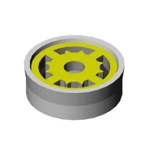 T&S FD22 Flow Control Disc, 2.2 GPM, Yellow Insert | CE6AJH