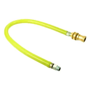 T&S HG-6C-48 Gas Hose, With Reverse Quick-Disconnect, 1/2 Inch NPT, 48 Inch Long | AV9YLE