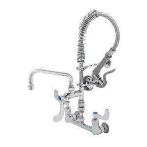 T&S MPX-8WWV-08-CR Mini Pre-Rinse Faucet unit, 8 Inch Swivel Nozzle | AW4BUB