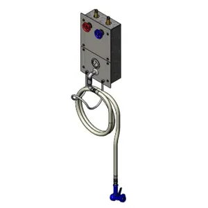 T&S MV-0771-12R-VB Washdown Station, With Vacuum Breakers, Recessed Cabinet | AW4CUH