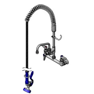 T&S P3-8WOSN06PZLUA Faucet, 8 Inch, Wall Mount | AW4LEB