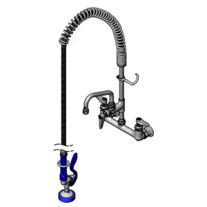 T&S PB-8WOSN06PZLUA Faucet, 8 Inch, Wall Mount | AW4QGV