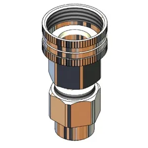 T&S PG-0001 Adapter Kit, Connects to Garden Hose Male Outlets | AW4UUD