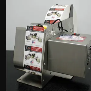 TAKE-A-LABEL  TAL-450 Stainless Electric Label Dispenser, 4.5 Inch x 25 Inch Max. Label Size, 230V, Stainless Steel | CJ4PEF 45000-SS*02