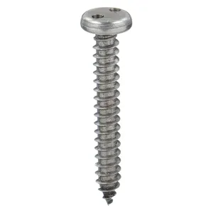 TAMPER-PRUF SCREW 121550 Tamper Screw Pan, #10 X 5/8 Inch Length, 25Pk | AE4BHM 5JA16