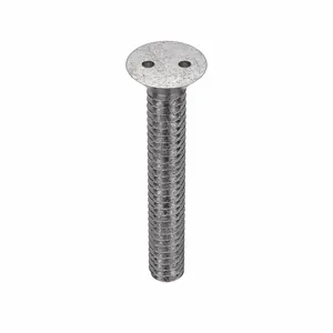 TAMPER-PRUF SCREW 121740 Machine Screw Flat, 6-32 X 1 Length, 50Pk | AE4FRZ 5JY34