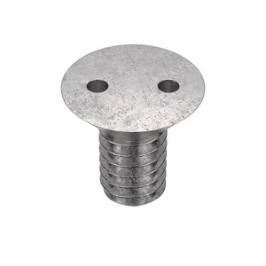 TAMPER-PRUF SCREW 121980 Machine Screw Flat, 1/4-20 X 1/2 Length, 25Pk | AE4FUB 5JY59