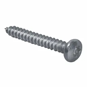 TAMPER-PRUF SCREW 400940 Metal Screw Pan, #6-7/8 Inch Length, 100Pk | AE4BAU 5HY70