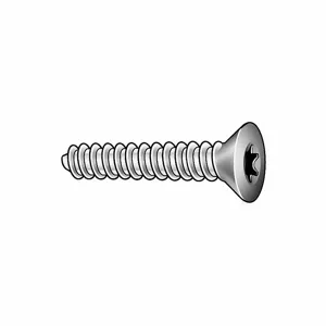 TAMPER-PRUF SCREW 440550 Metal Screw, #4-20 3/8 Inch Length, 50Pk | AE4FJX 5JU33