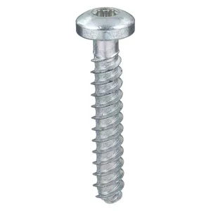 TAMPER-PRUF SCREW 461050 Metal Screw, #6-19 Size, 3/4 Inch Length, 100Pk | AE4FHZ 5JU12