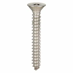 TAMPER-PRUF SCREW 91800 Tamper Screw Flat, #8 X 1/2 Inch Length, 25Pk | AE4JEY 5KY46