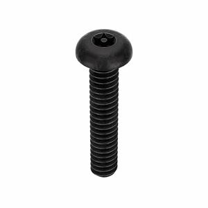 TAMPER-PRUF SCREW 81020 Machine Screw Button, 6-32 X 3/4 Length, 25Pk | AE9PRC 6LE45