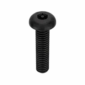 TAMPER-PRUF SCREW 81070 Machine Screw Button, 8-32 X 3/4 Length, 25Pk | AE9PRG 6LE49