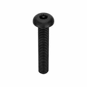 TAMPER-PRUF SCREW 81080 Machine Screw Button, 8-32 X 1 Length, 25Pk | AE9PRH 6LE50