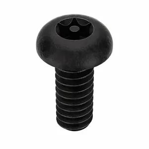 TAMPER-PRUF SCREW 81120 Machine Screw Button, 10-24 X 1/2 Length, 50Pk | AE9PRK 6LE52