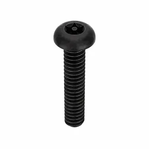 TAMPER-PRUF SCREW 81140 Machine Screw Button, 10-24 X 1 Length, 25Pk | AE9PRM 6LE54