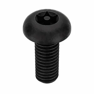 TAMPER-PRUF SCREW 81180 Machine Screw Button, 10-32 X 1/2 Length, 25Pk | AE9PRQ 6LE57