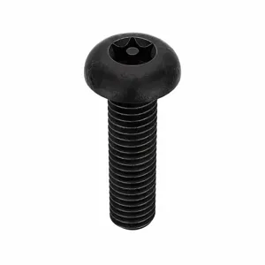 TAMPER-PRUF SCREW 81190 Machine Screw Button, 10-32 X 3/4 Length, 25Pk | AE9PRR 6LE58