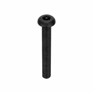 TAMPER-PRUF SCREW 81220 Machine Screw Button, 10-32 X 1-1/2 Length, 25Pk | AE9PRU 6LE60