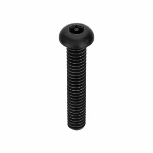 TAMPER-PRUF SCREW 81282 Machine Screw Button, 1/4-20 X 1-1/2 Length, 25Pk | AE9PRZ 6LE65