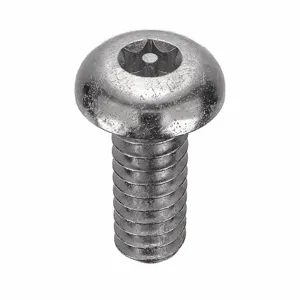 TAMPER-PRUF SCREW 91000 Machine Screw Button, 6-32 X 3/8 Length, 25Pk | AE9PQB 6LE21