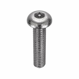 TAMPER-PRUF SCREW 91070 Machine Screw Button, 8-32 X 3/4 Length, 25Pk | AE9PQH 6LE27