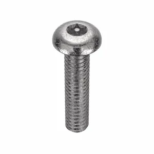 TAMPER-PRUF SCREW 91070 Machine Screw Button, 8-32 X 3/4 Length, 25Pk | AE9PQH 6LE27