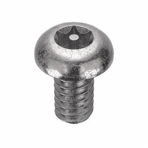 TAMPER-PRUF SCREW 91110 Machine Screw Button, 10-24 X 3/8 Length, 50Pk | AE4CCY 5JE62