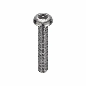 TAMPER-PRUF SCREW 91150 Machine Screw Button 10-24 X 1-1/4 Size, 50Pk | AE4CDD 5JE67