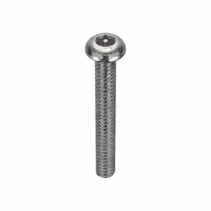 TAMPER-PRUF SCREW 91160 Machine Screw Button, 10-24 X 1-1/2 Length, 50Pk | AE4CDE 5JE68