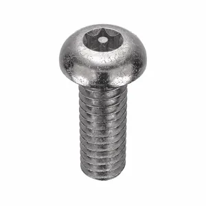 TAMPER-PRUF SCREW 91260 Machine Screw Button 1/4-20 X 3/4 Size, 10Pk | AE9PQV 6LE38