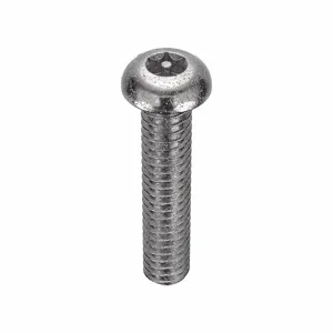 TAMPER-PRUF SCREW 91273 Machine Screw Button 1/4-20 X 1-1/4 Size, 10Pk | AE9PQX 6LE40