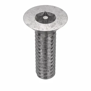 TAMPER-PRUF SCREW 91500 Machine Screw Flat, 6-32 X 1/2 Length, 25Pk | AE4CBT 5JE34