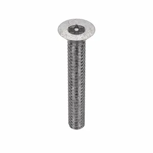 TAMPER-PRUF SCREW 91520 Machine Screw Flat, 6-32 X 1 Length, 25Pk | AE4CBV 5JE36